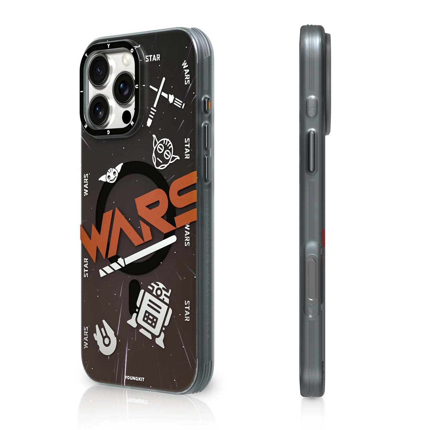YoungKit Star Wars Themed Cover for iPhone 16 Pro Max (MagSafe, Black)