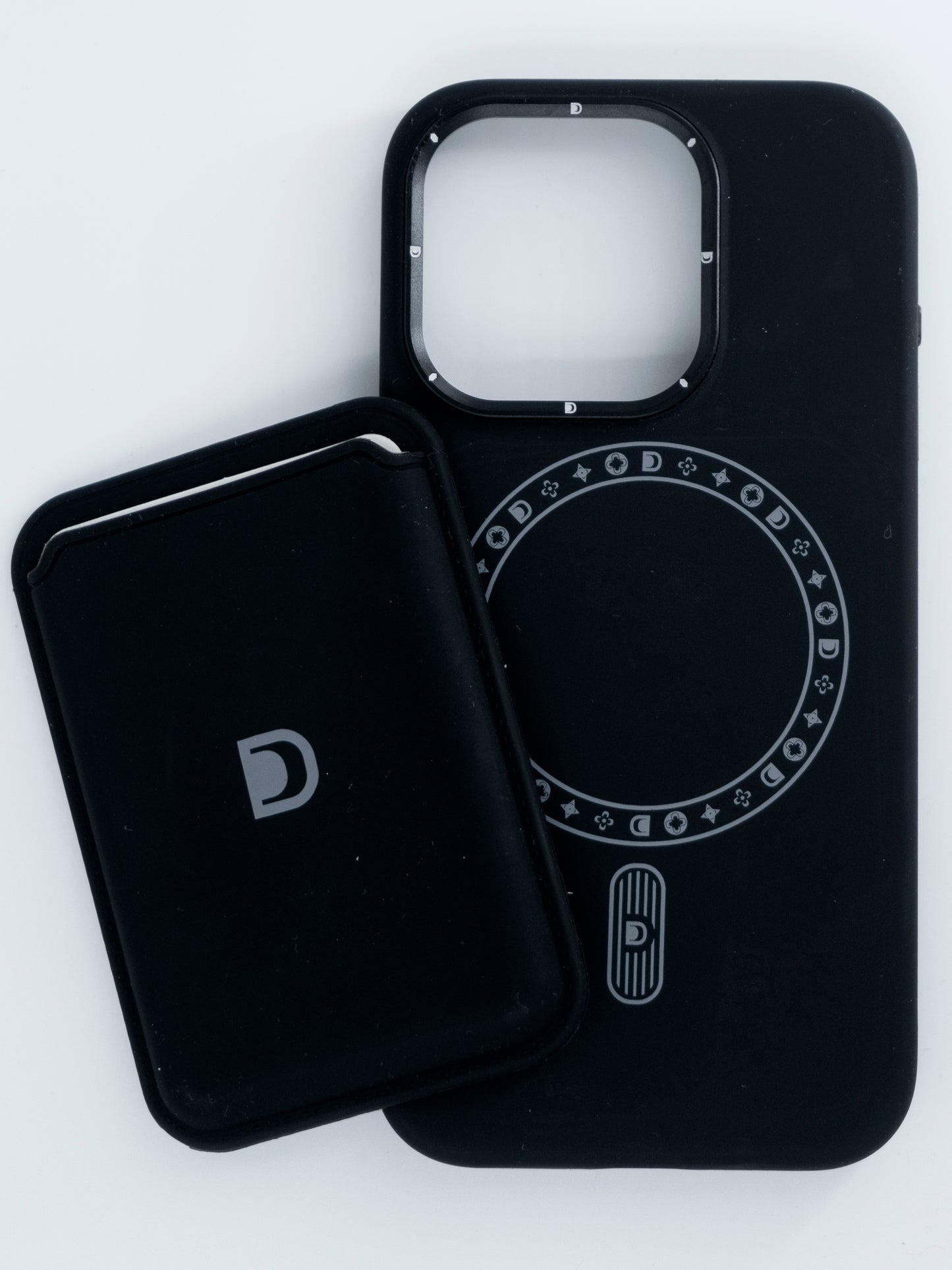 ARMMAX Premium Leatherette cover for iPhone 15 (Black)
