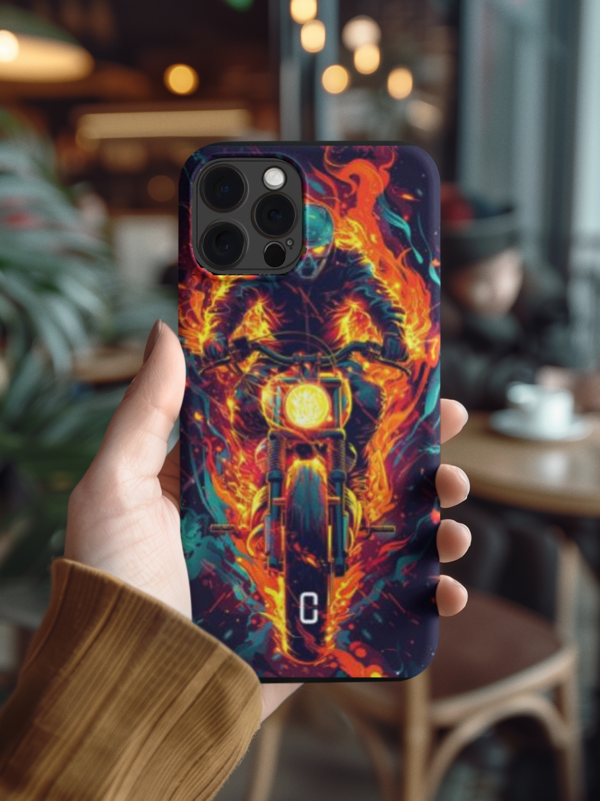 Case Chow Ghost Rider Print Cover for iPhone 13 Pro