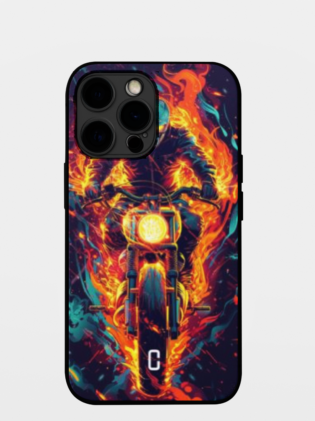 Case Chow Ghost Rider Print Cover for iPhone 13 Pro