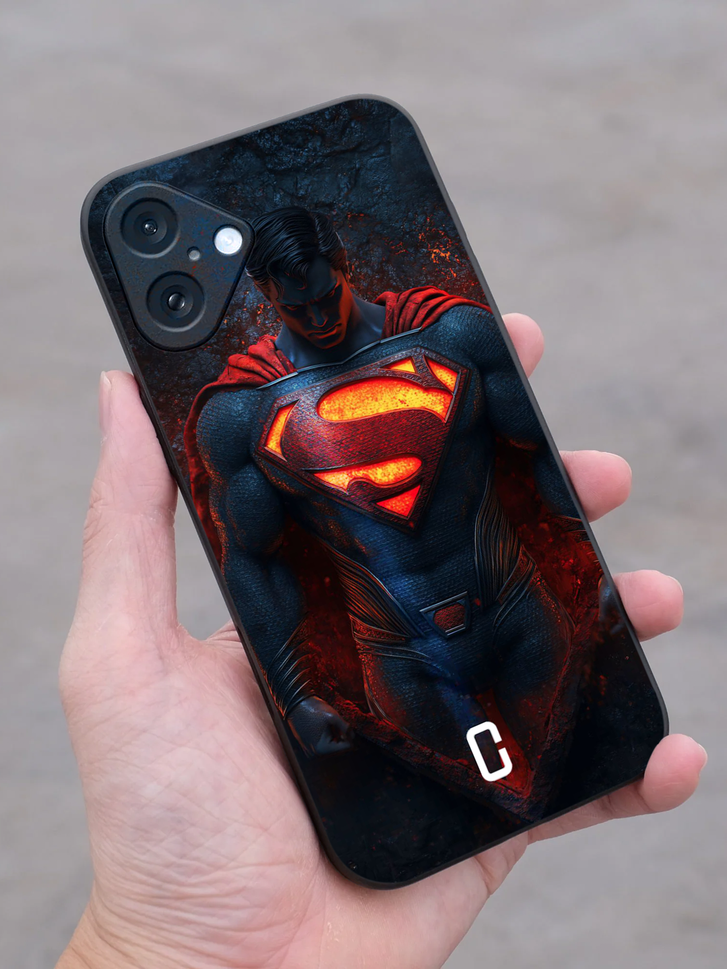 Case Chow's Superman Print Cover for iPhone 16