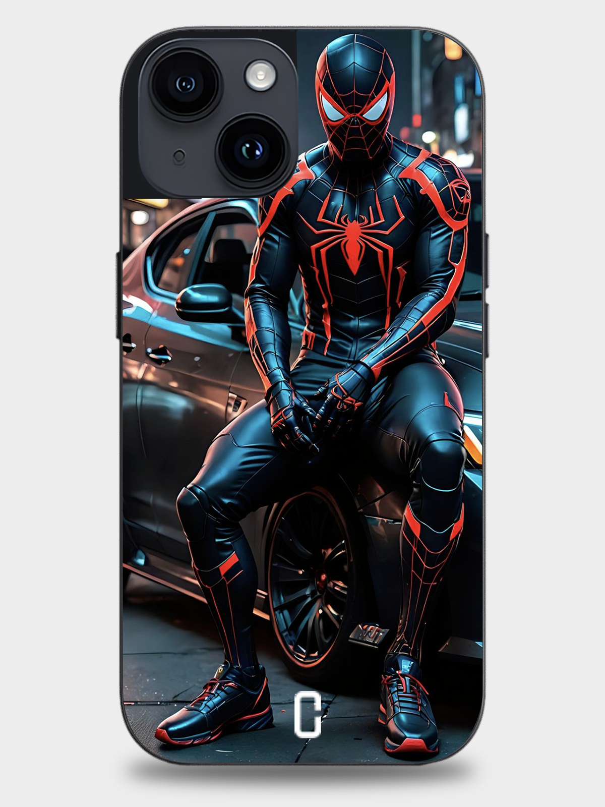 Case Chow's Spiderman Printed Cover for iPhone 15 Plus