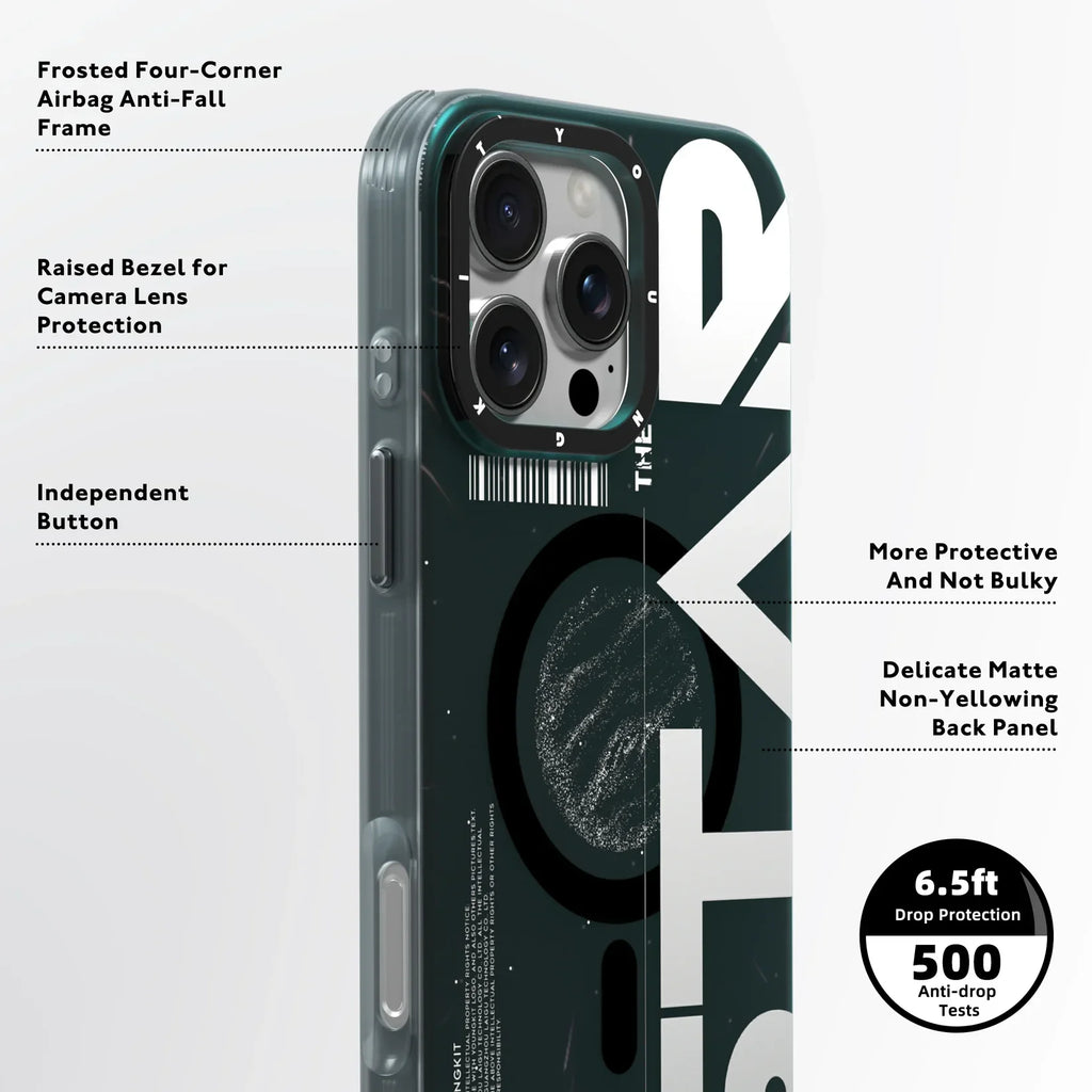 YoungKit Star Wars Themed Cover for iPhone 16 Pro (MagSafe, Black)