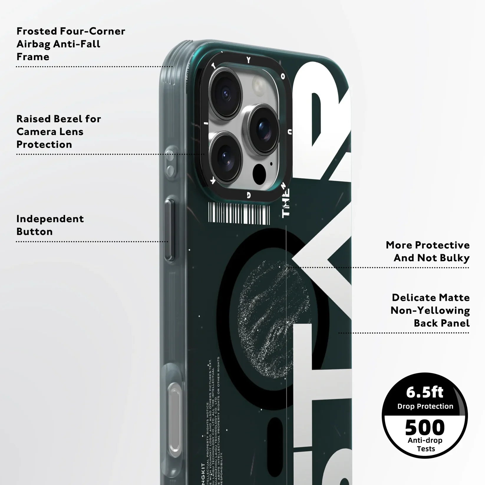 YoungKit Star Wars Themed Cover for iPhone 16 Pro (MagSafe, Black)