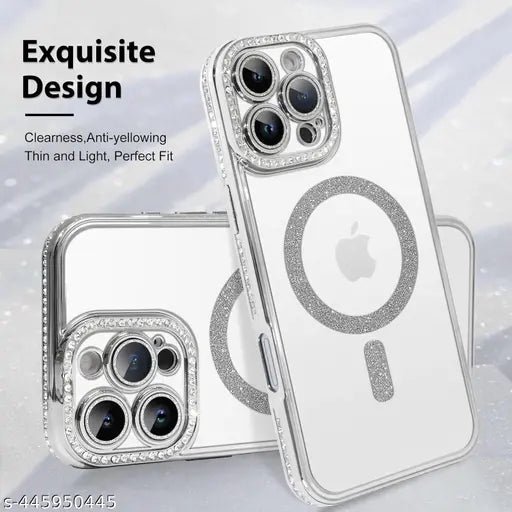 Diamond MG Case for iPhone 15 Pro (Silver)