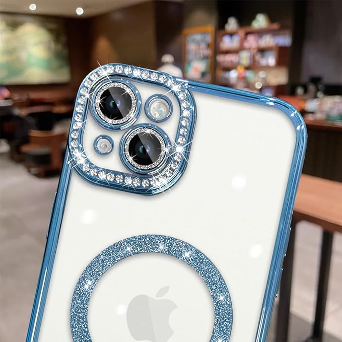 Diamond MG Case for iPhone 14 (Blue)