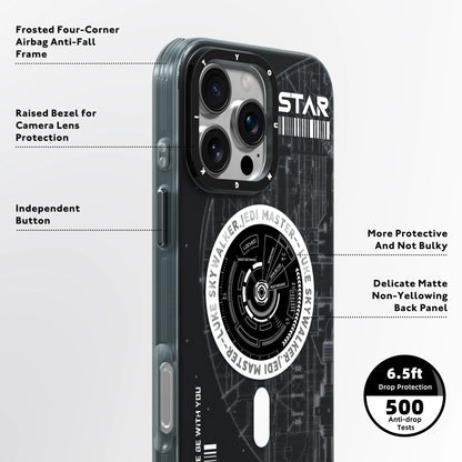 YoungKit Star Wars Themed Cover for iPhone 16 Pro (MagSafe, Black)