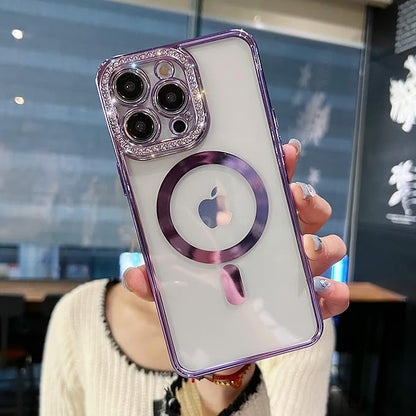 Diamond MG Case for iPhone 15 Pro Max (Purple)