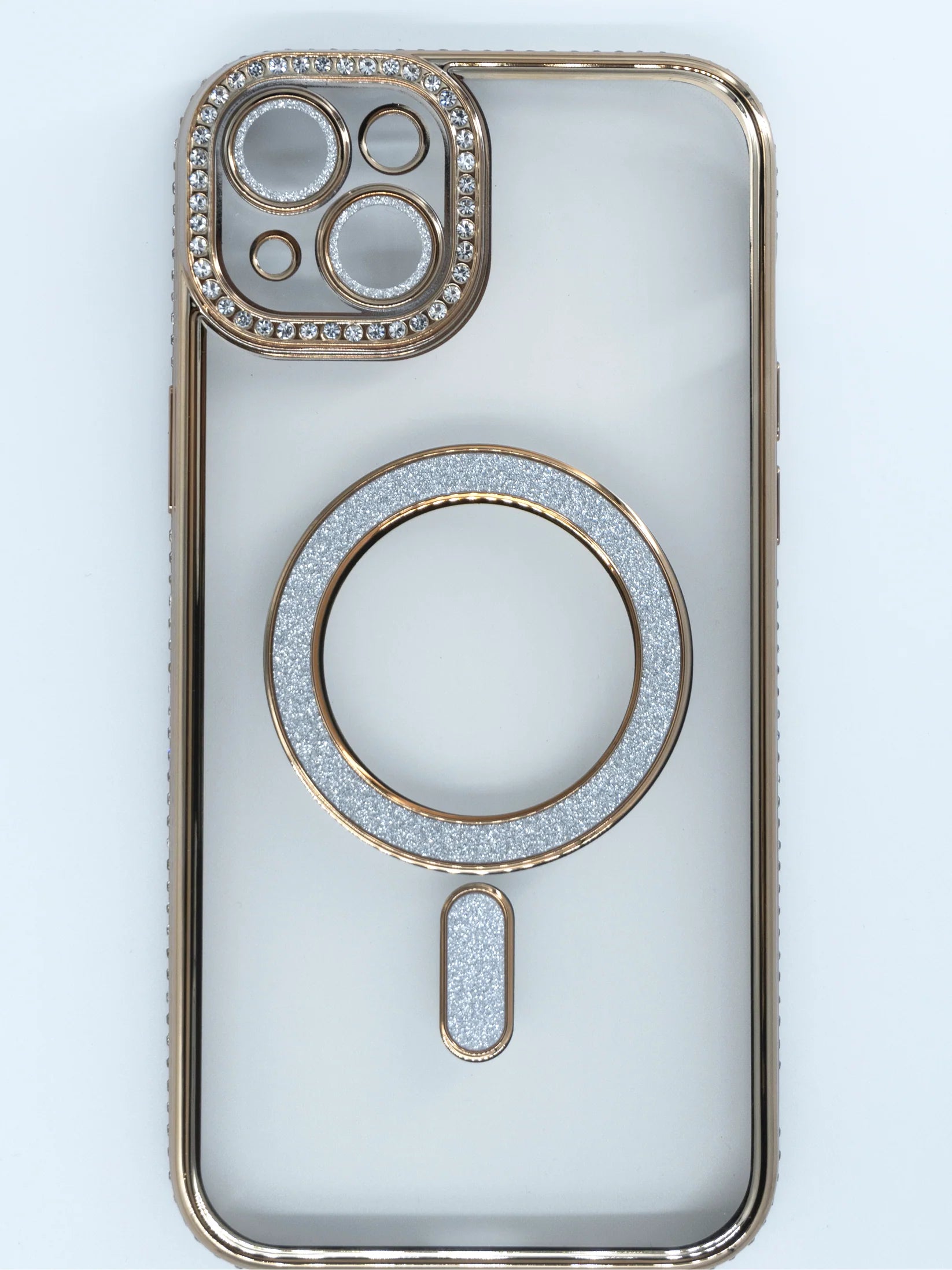Diamond MG Case for iPhone 15 (Gold)