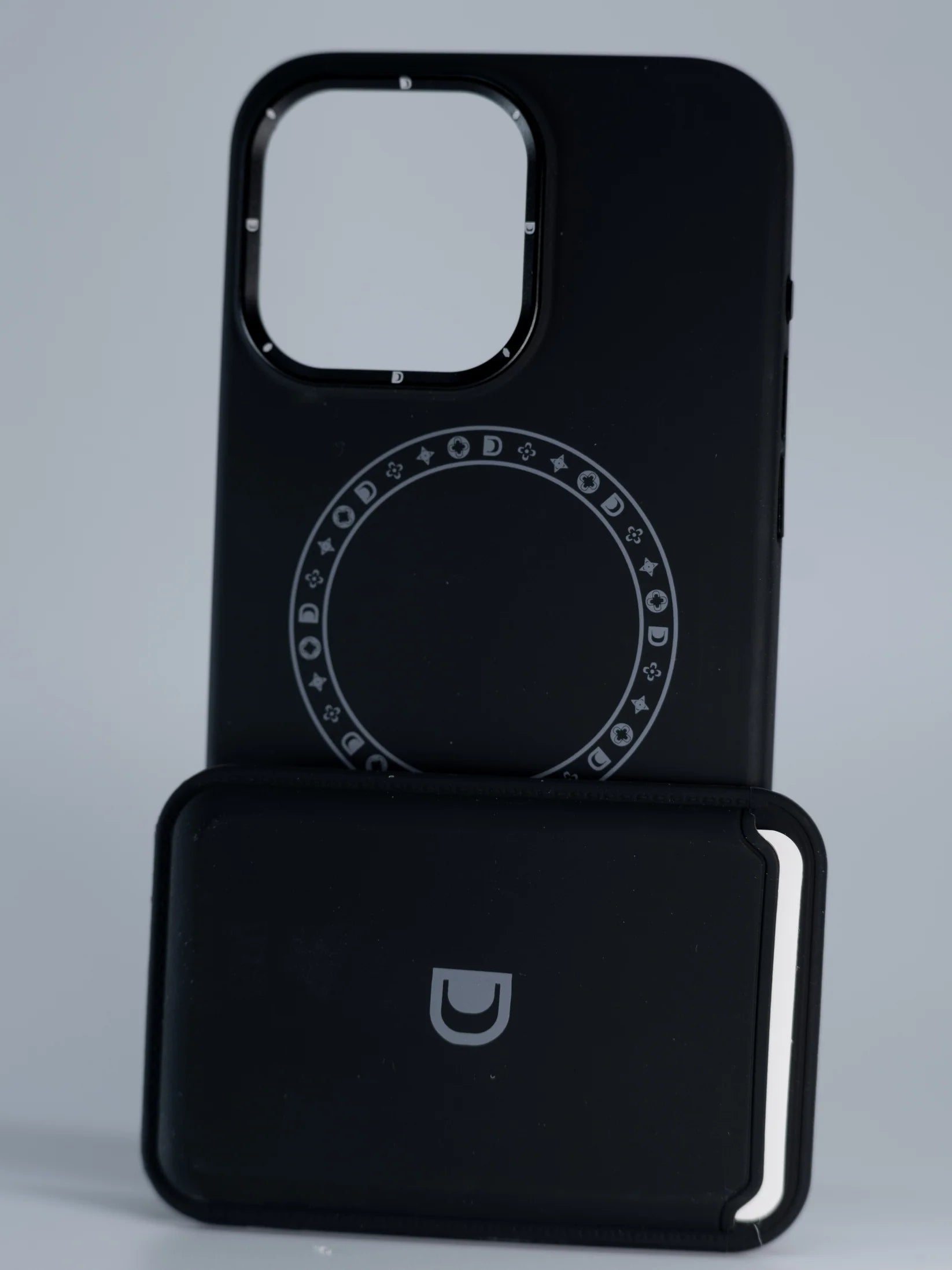ARMMAX Premium Leatherette cover for iPhone 15 (Black)