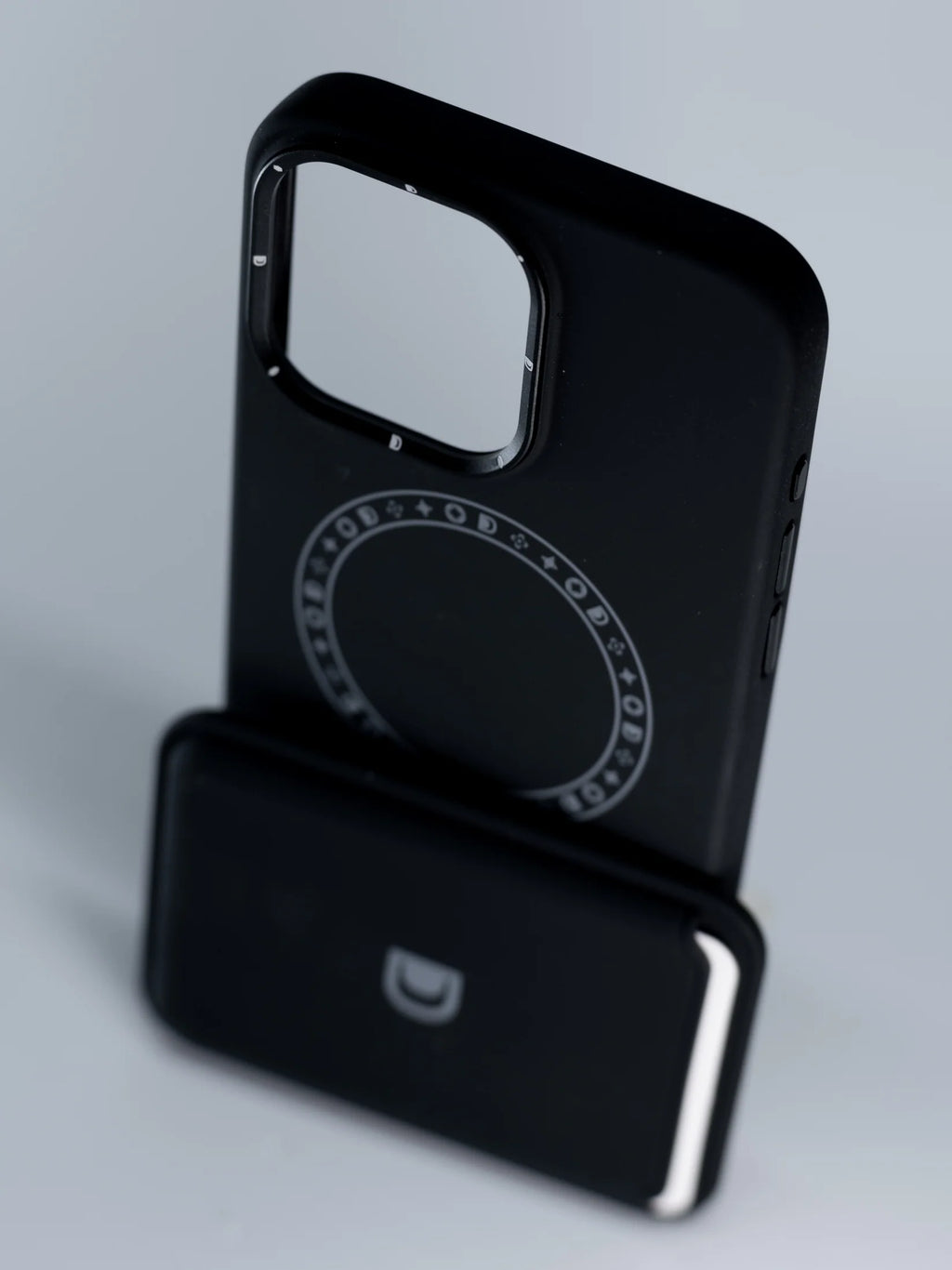 ARMMAX Premium Leatherette cover for iPhone 15 Pro Max (Black)