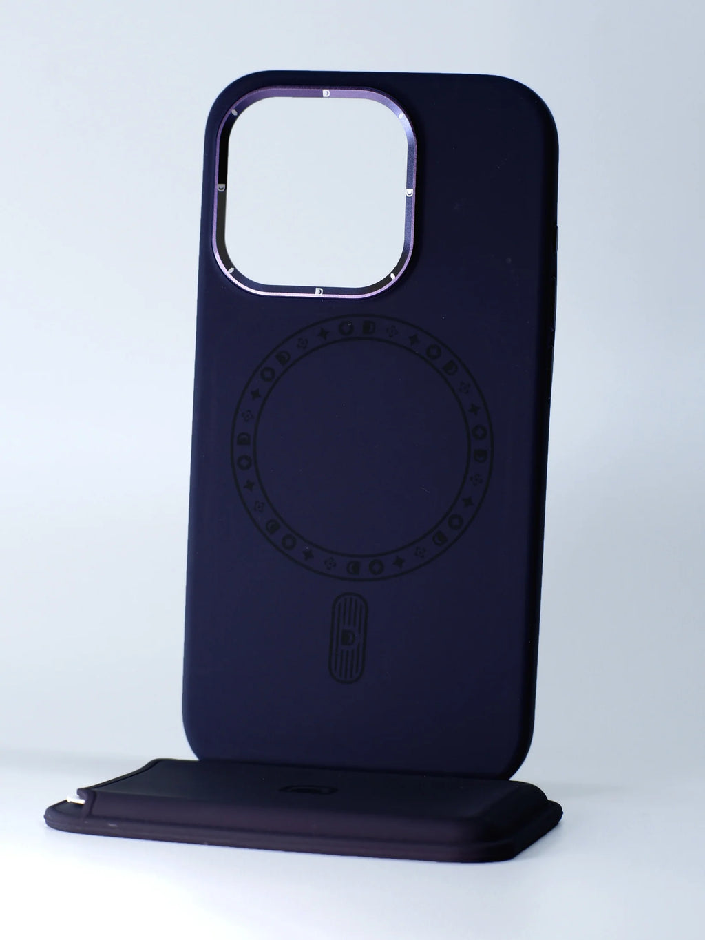 ARMMAX Premium Leatherette cover for iPhone 14 (Purple)