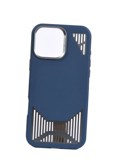 Case Chow's Aluminium Cooling Phone Case for iPhone 16 Pro (MagSafe, Blue)