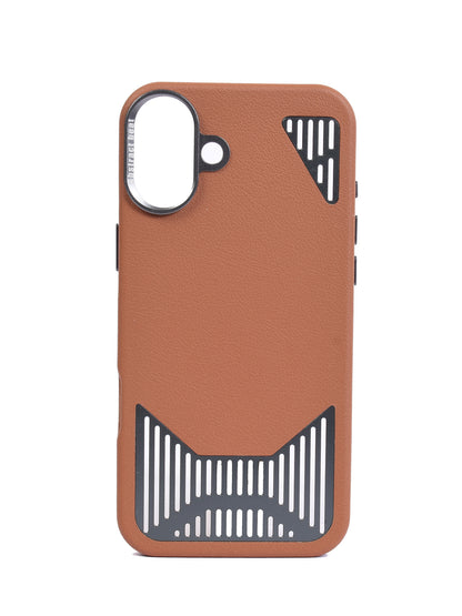 Case Chow's Aluminium Cooling Phone Case for iPhone 16 Plus (MagSafe, Light Brown)