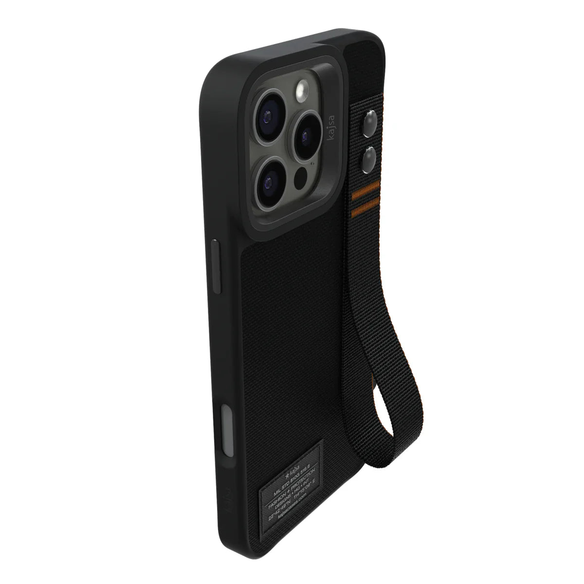 Kajsa premium case for iPhone 16 Pro Max (Black)