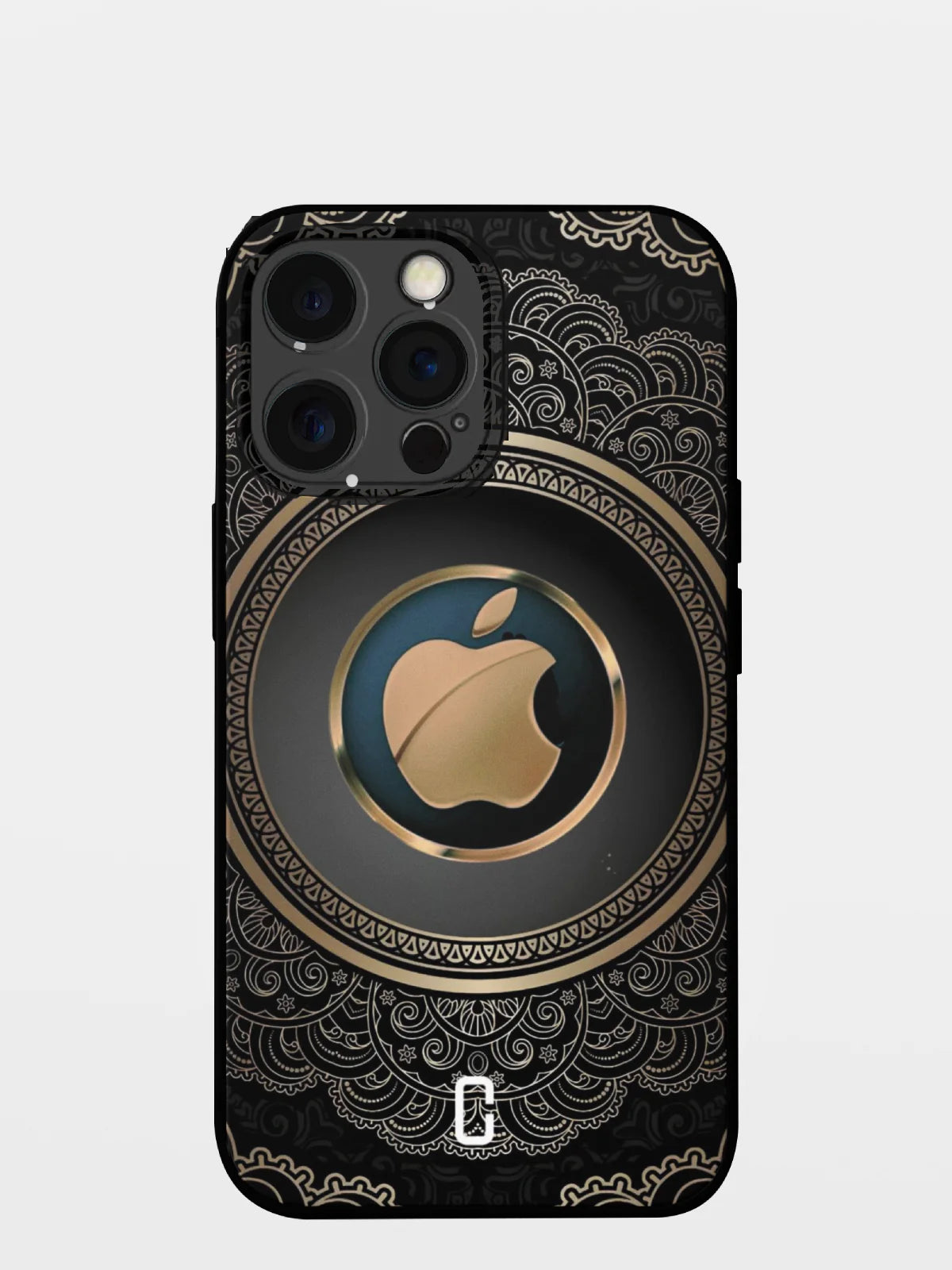 Case Chow Apple Logo Print Cover for iPhone 15 Pro Max