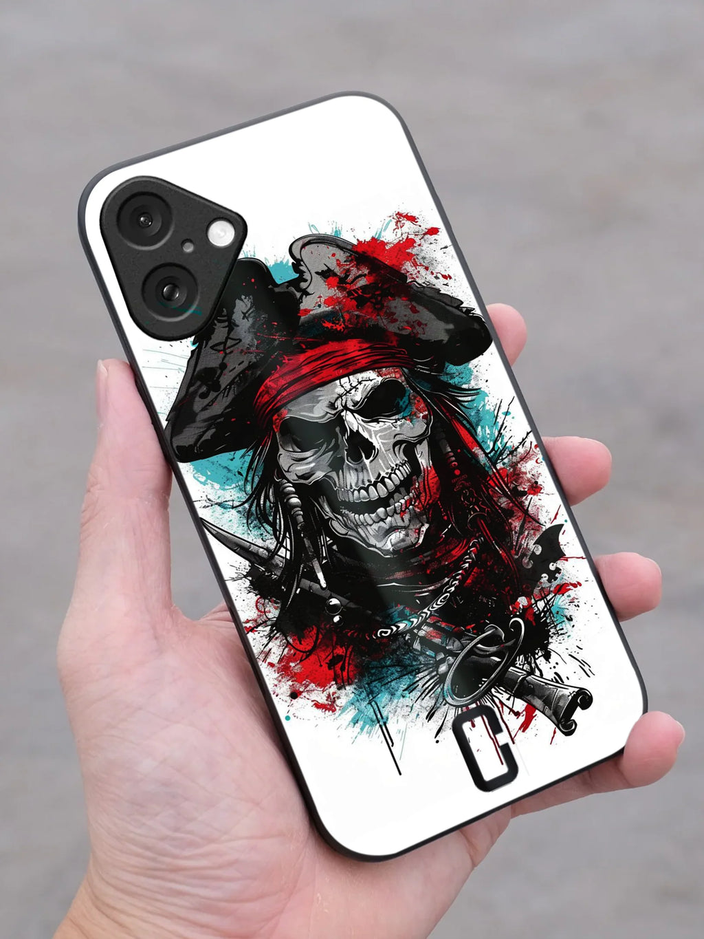 Case Chow's Pirates of the Caribbean Print Cover for iPhone 16